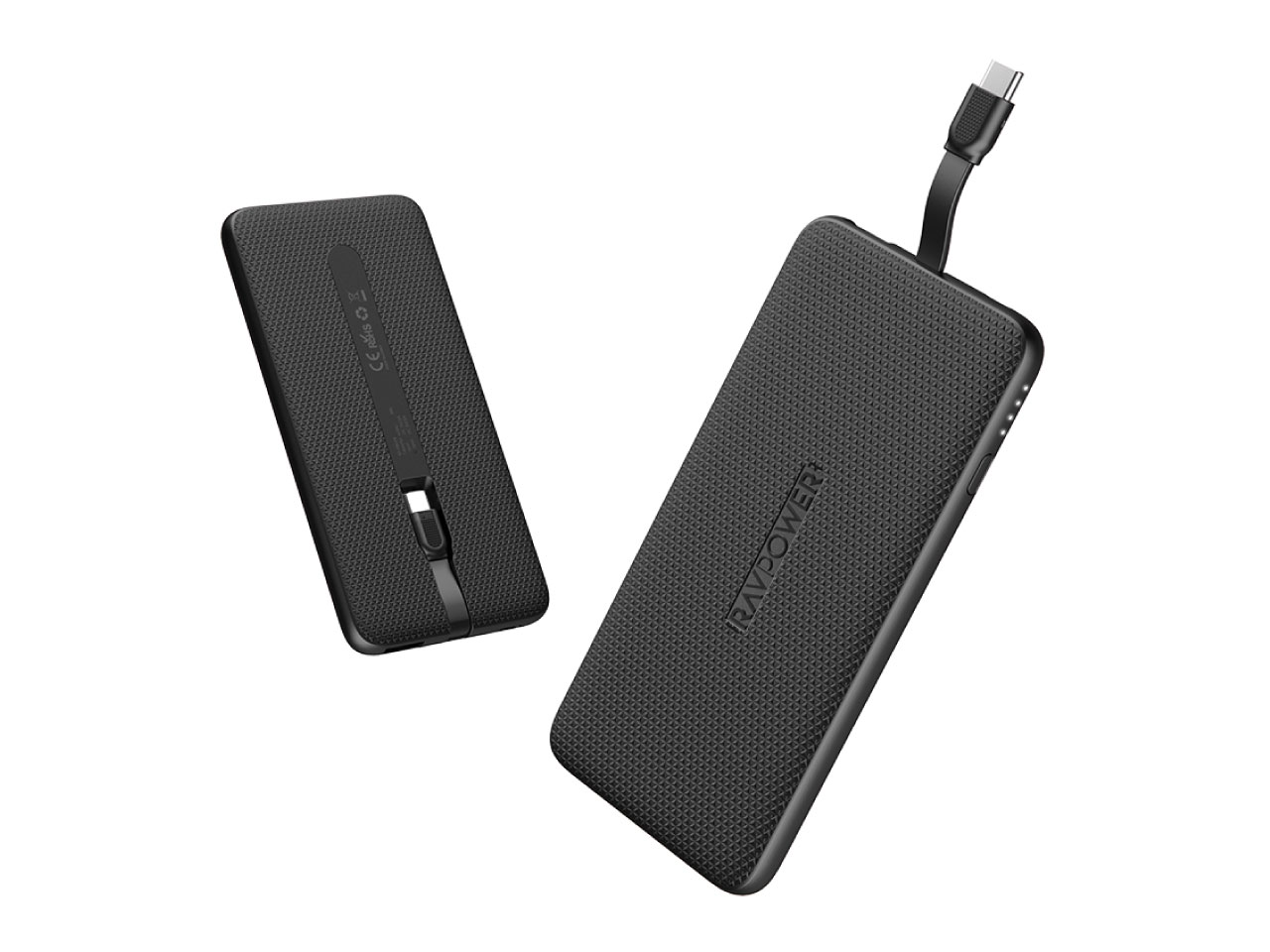 Usb Type C ケーブル内蔵モバイルバッテリー Ravpower Japan