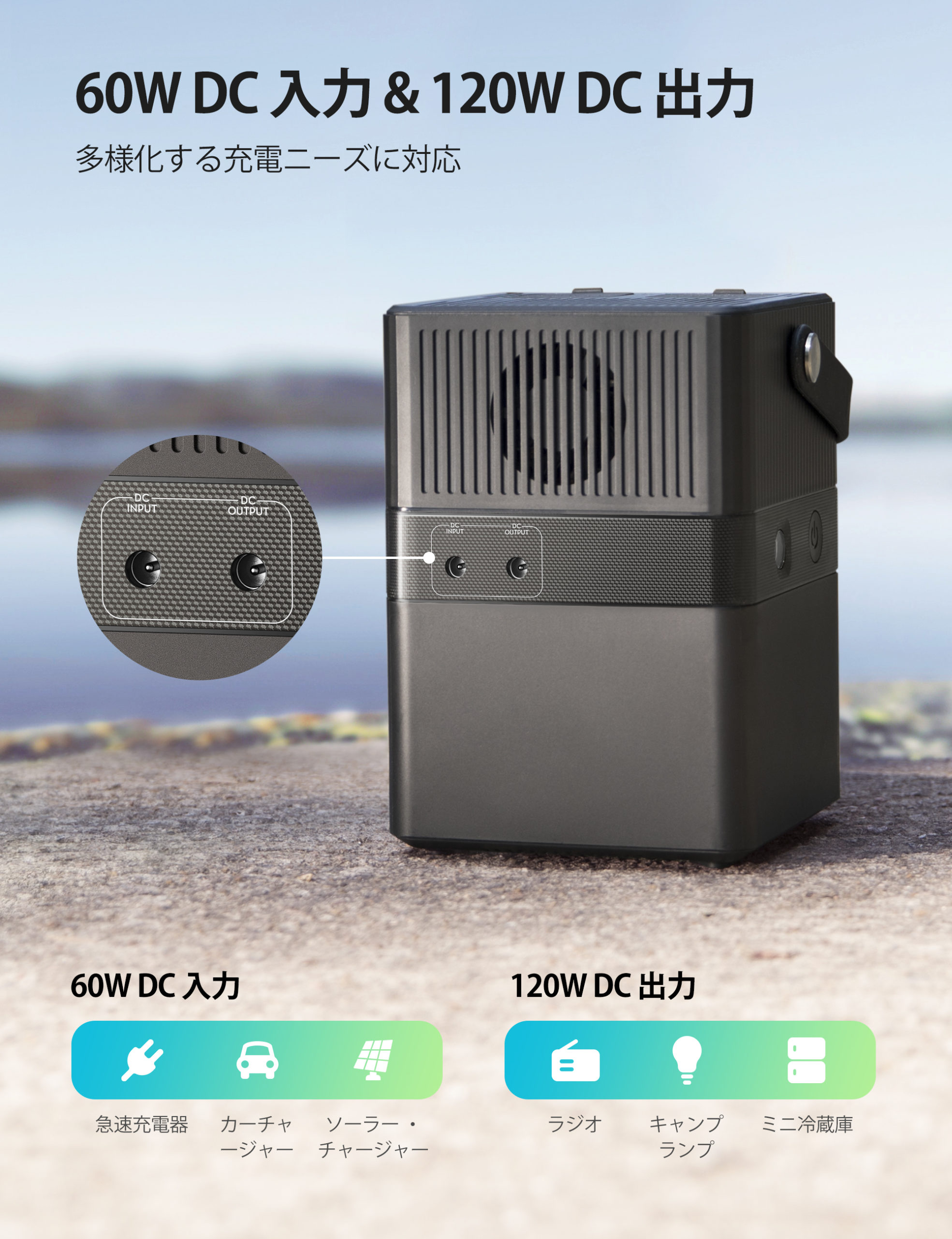 大容量ポータブル電源“RP-PB187” 300W ポータブル電源 | RAVPower Japan